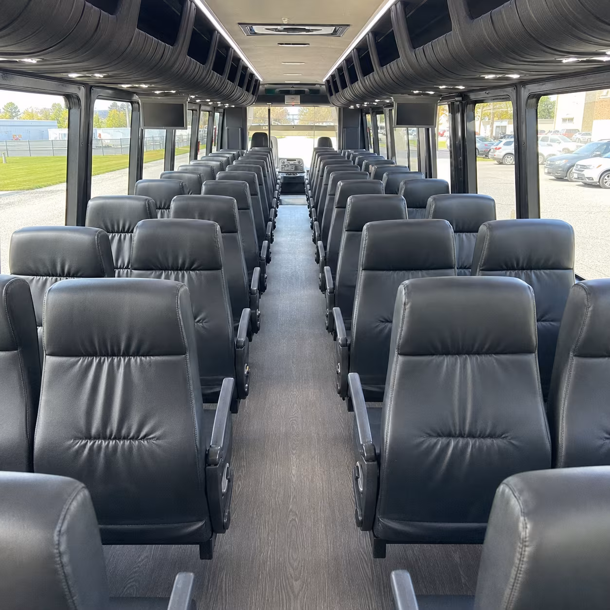 25 passenger minibus interior