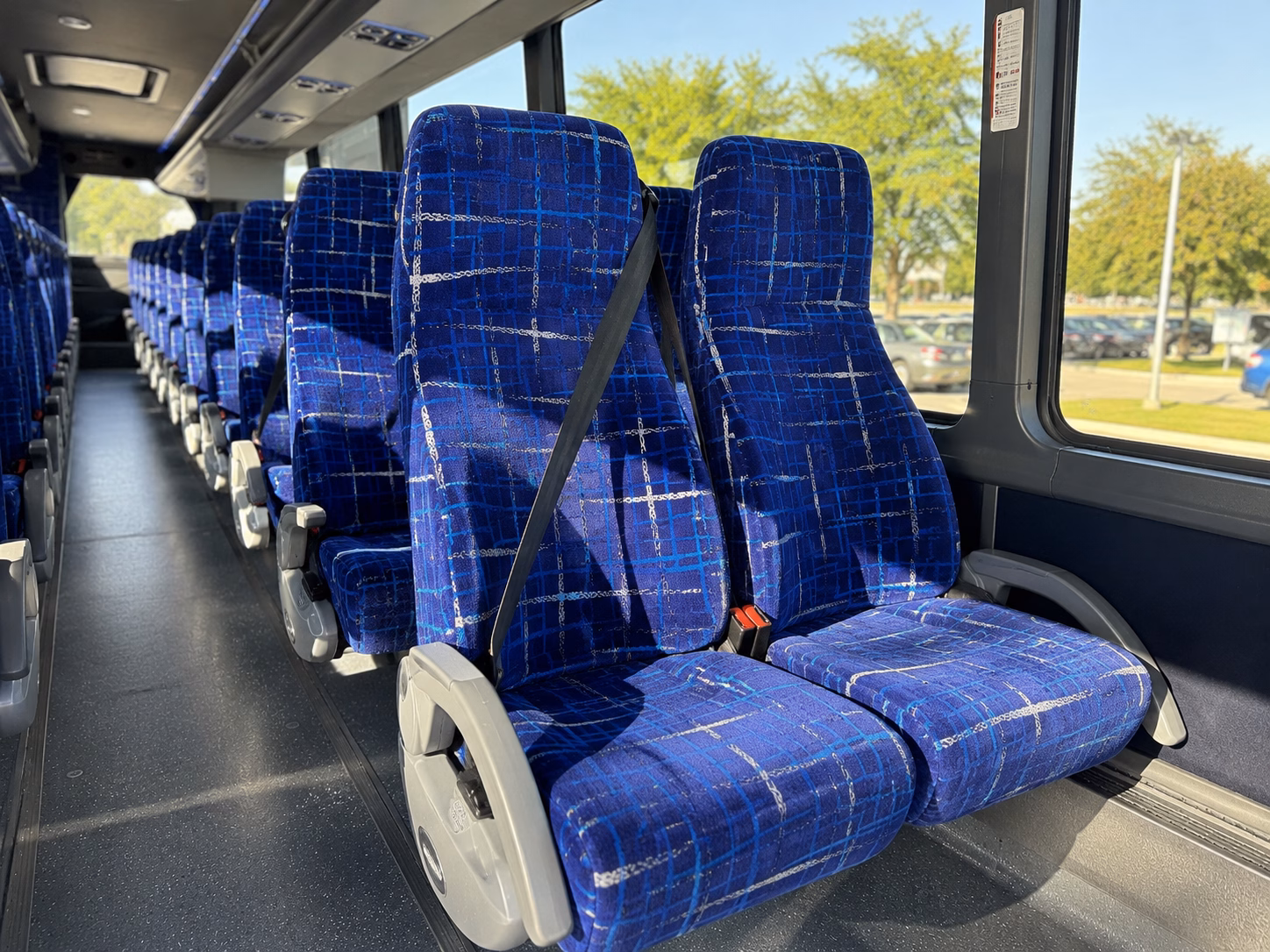 kissimmee charter bus interior