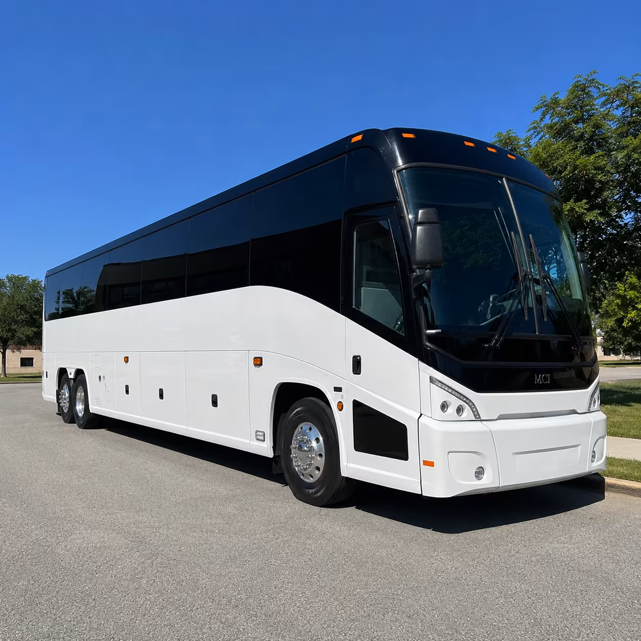 kissimmee charter bus rental exterior