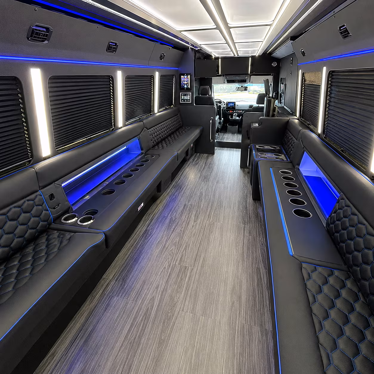 kissimmee party bus rentals inside