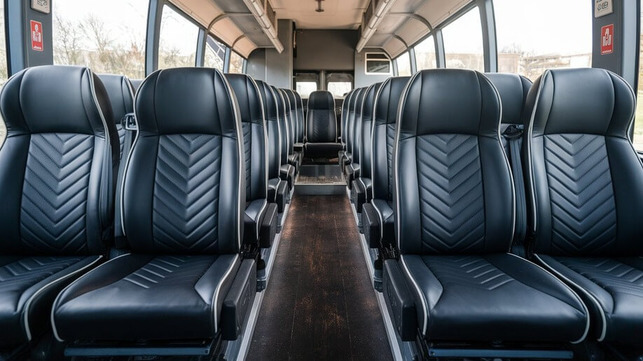 kissimmee 18 passenger minibus interior