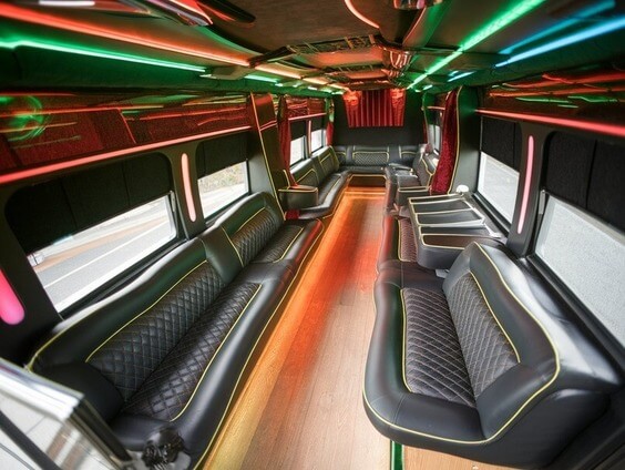 kissimmee party bus rental inside