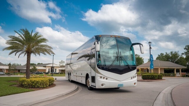 kissimmee private event bus rental