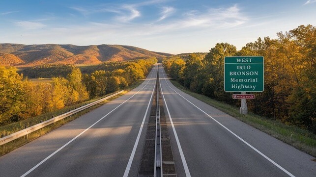 west irlo bronson memorial highway